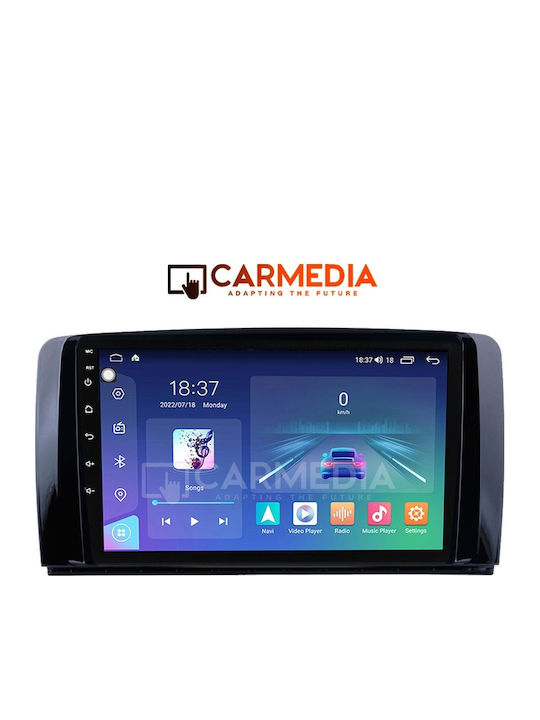 Carmedia Auto-Audiosystem für Mercedes-Benz R-Klasse 2006-2015 (Bluetooth/USB/WiFi/GPS/Apple-Carplay/Android-Auto) mit Touchscreen 9"