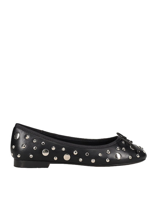 Migato Synthetic Leather Ballerinas Black