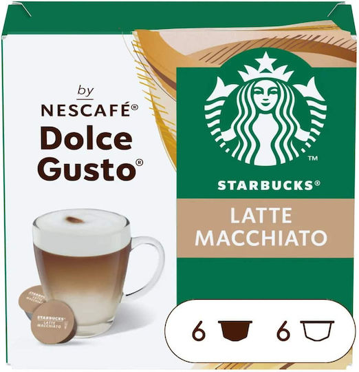 Starbucks Κάψουλες Espresso Συμβατές με Μηχανή Dolce Gusto 6caps