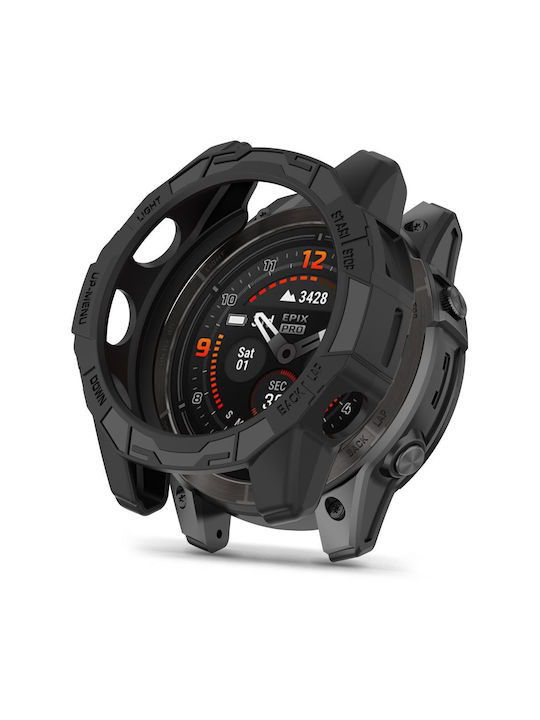 Tech-Protect Defense Πλαστική Θήκη σε Μαύρο χρώμα για Garmin Fenix 7 Tech-Protect Defense Πλαστική Θήκη σε Μαύρο χρώμα για Garmin Fenix 7
