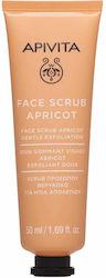 Apivita Κρέμα για Scrub Προσώπου Βερύκοκο 50ml