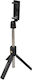 Esperanza Selfie Stick Trepied Pentru Telefon Mobil Bluetooth Gri