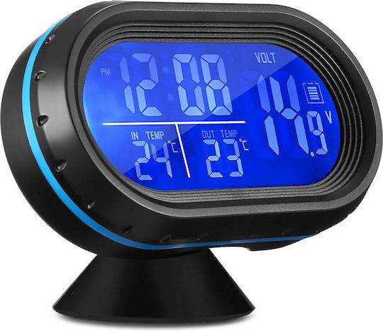 Rchang Car Voltmeter, Thermometer and Clock Digital Instrument