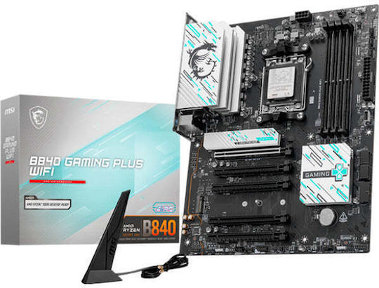 MSI B840M Gaming Plus WIFI6E Motherboard Micro ATX με AMD AM5 Socket 7E77-003R