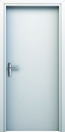 Εσωτερική Πόρτα Laminate Cpl 200 Λευκο 200 Εκ 68 Εκ 10 Εκ Μονού Πύρου 14mm