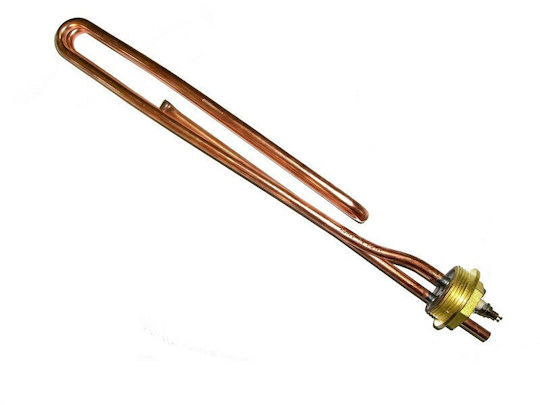 Elektrisches Heizelement Schraubbefestigung 1 1/4" Bsp Ha 3000w 230v Fassung 1 1/4'' Thermostatanschluss Faston