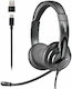NGS On Ear Multimedia Headphone with Microphone USB-C VOX605USBC