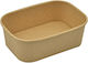 Set von 50 Boxen Salat Kraft Behälter