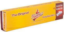 Flamez Hârtii De Rulat Slim King Size Cu Hârtie De Țigări 33 Foi De Hârtie