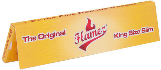 Flamez Χαρτάκια Στριφτού Τσιγάρου Slim King Size 33 φύλλα 1τμχ