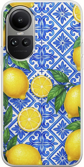 Lemon Garden Oppo Reno 10 Pro 5g Гъвкав TPU Прозрачен Силикон