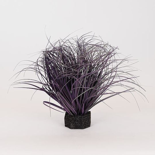 Plantă Iarbă Mov Din Plastic 35 cm