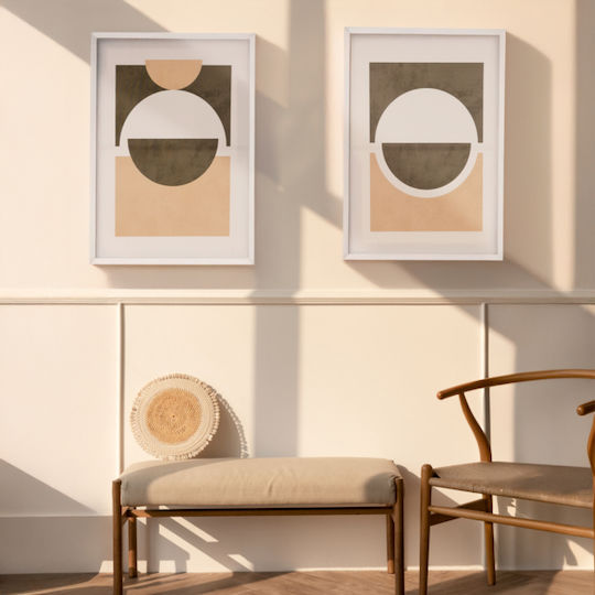 Zweifach Gemälde auf Leinwand 50x70cm
