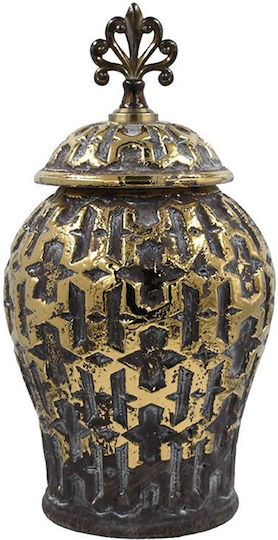 Fylliana Decorative Vase Fl2330 Black 18x18x36cm