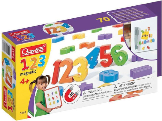 Quercetti Magnetic Educational Game Letters & Numbers for 4+ years old Years Old