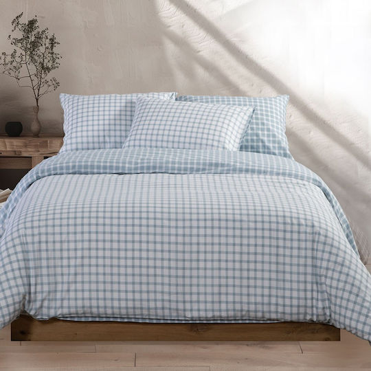 Nef-Nef Homeware Extend Σετ Υπέρδιπλο 4τμχ 240x260εκ. Blue