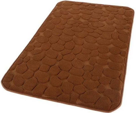 Domoletti Πατάκι Μπάνιου Brown 50x80εκ.