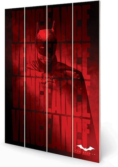 Dc Comics Batman Vengeance Wooden Print 40 X 59cm Sw13237p
