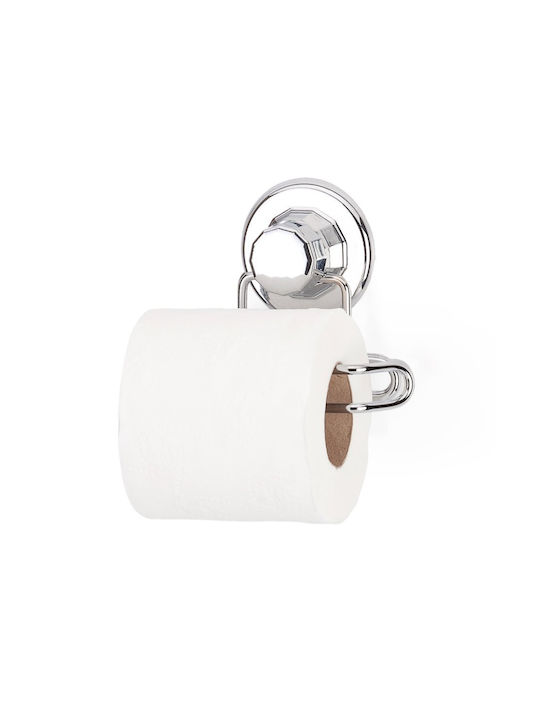Tekno-tel Wall Mounted Paper Holder 10x9x14cm Thickness Ø7mm Load Capacity 12kg Chrome Plated Steel Extra Strong Suction Cup