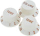 Fender Guitar Volume & Tone Knobs Set Parchment