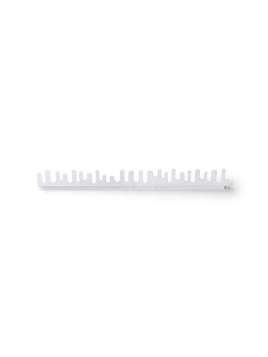 Wandhalterung Wave Weiß Set 2 Metall Design House Stockholm