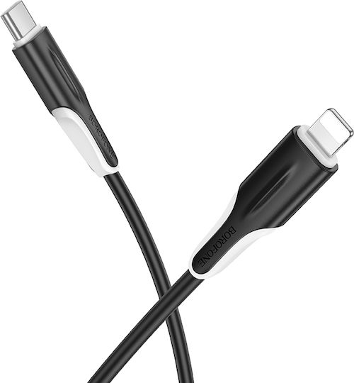 Borofone USB-C zu Lightning Kabel 27W Schwarz 1m (46606-OC)