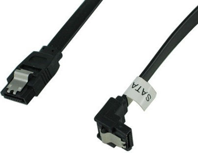 Oem Festplattenkabel Sata 7-polig/7-polig Schwarzes 0,2 m