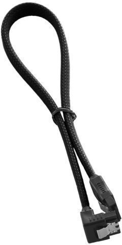 Cablemod Кабел Sata Ъглов Мъжки Към Мъжки 30см Черен Cm-cab-rsat-n30kk-r