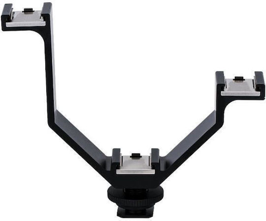 Kiwi Vb-125 Triple Hot Shoe V-shape Adapter Bracket