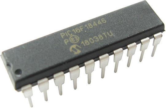 Pic16f18446-i/p 8bit Mcu 28kb Flash 2kb Sram 256b Eeprom 12bit Adc +++