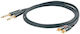 Proel Chlp-310-lu15 Καλώδιο Καρφί-rca 1,5m