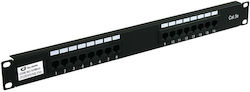 Patch Panel 19'' 16 Θυρών Cat5e