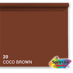 Superior Hintergrundpapier 20 Kokosbraune 2,72 X 11m Superior Hintergrundpapier 20 Kokosbraune 2,72 X 11m