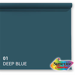 Superior Background Paper 01 Deep Blue 2.72 X 11m