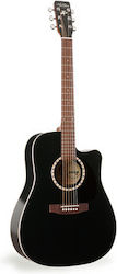 Art Lutherie Ακουστική Κιθάρα Cs14385 Cedar Cw Black