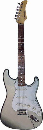 Fernandes Le-1 Lh Silver Αριστερή Ηλεκτρική Κιθάρα Made In Japan