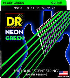 Dr Neon Nge-9 9-42 Einstellen Saiten Für E-Gitarre