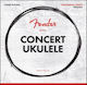 Set Strings Concert Ukulele Fender Made In U.S.A Suitable Tuning G C E A