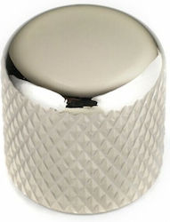 Gotoh Dome Knob Metal Nickel 19x19 6mm Shaft Set 2