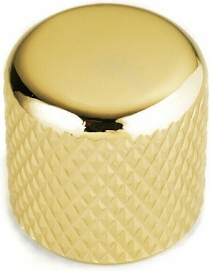 Gotoh Dome Knopf Metall Gold 19x19 6mm Schaft Set 2