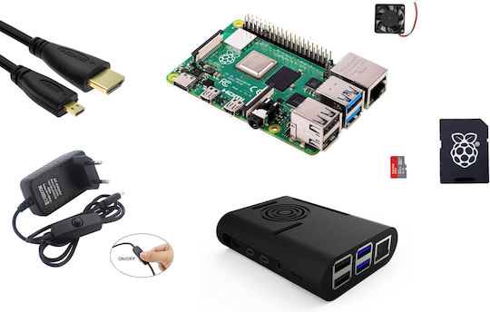 Raspberry Pi 4 Model B 4GB Комплект за Нисък Бюджет
