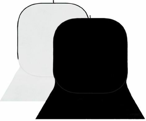 Studioking Фотографско Фондо Дъска Bbt-01-20 Бял Черен 150x400 См