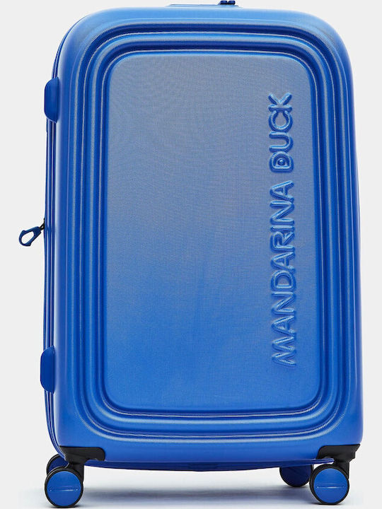 Mandarina Duck Large Hard Electric Blue Suitcas...