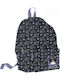 Graffiti School Backpack Elementary Black 23L 30 x 15 x 40cm