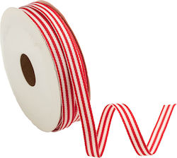 Fabric Striped Double Face Ribbon 10mm 20m Rl6x...