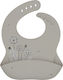 Kikka Boo Waterproof Bib Silicone with Button &...
