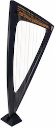 Salvi Delta Electric Harp Ebony