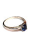 Amalfi Accessories Damen Ring mit Steinen aus Silber
