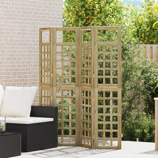 vidaXL Διακοσμητικό Παραβάν Ξύλινο 120x180cm