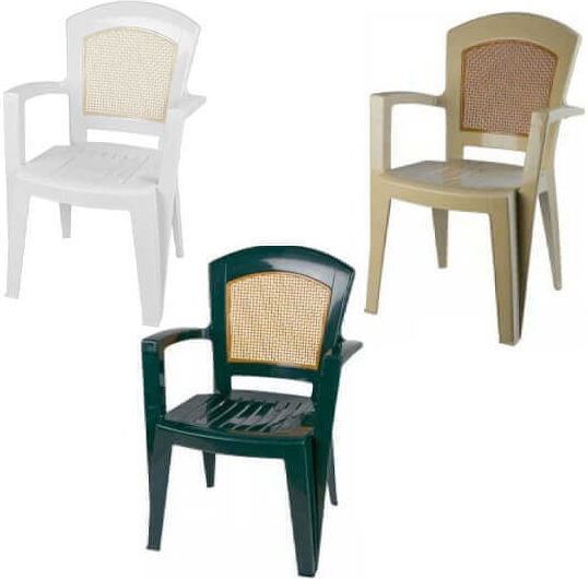 Scaun De Exterior Din Plastic În Diverse Culori 59x59x89cm